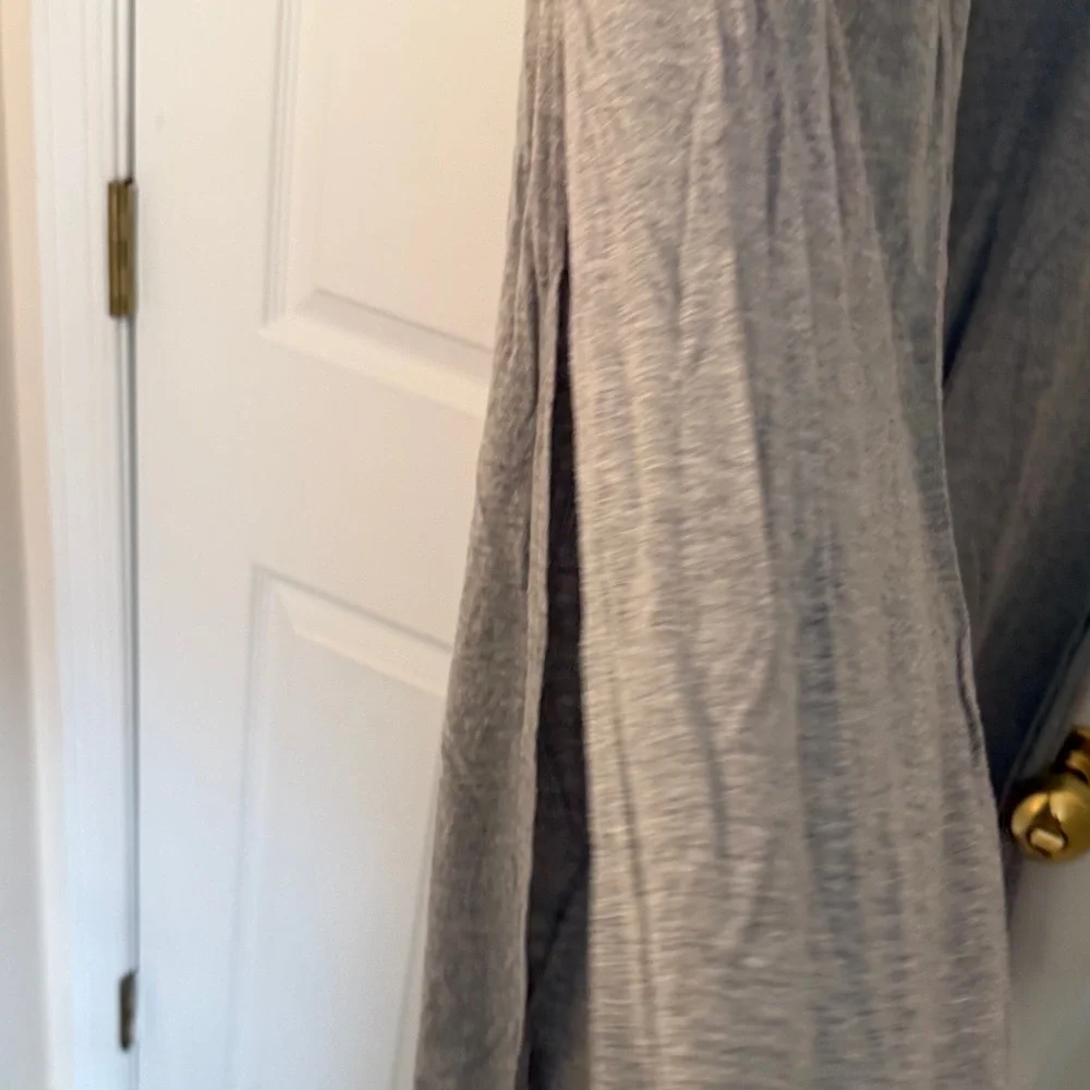 HYFVE Heather Grey Wide Leg Lounge Pants - Size Large